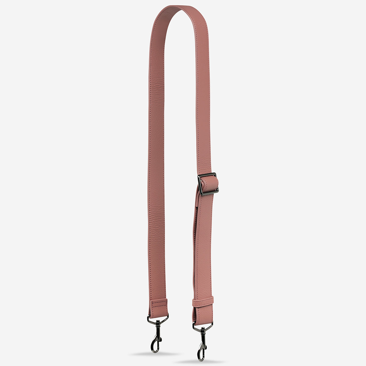 Status Anxiety Dusty Rose Wide Leather Strap for Bags 