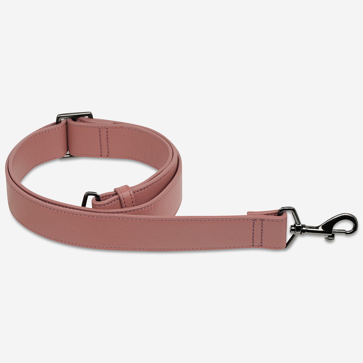 Status Anxiety Dusty Rose Wide Leather Strap for Bags 