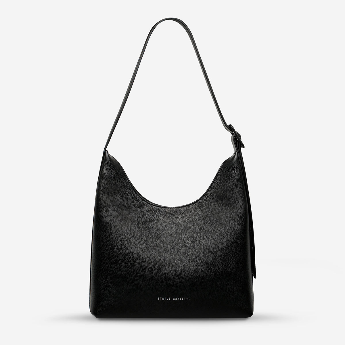 Status Anxiety Take You Higher Women's Leather Tote Bag Black