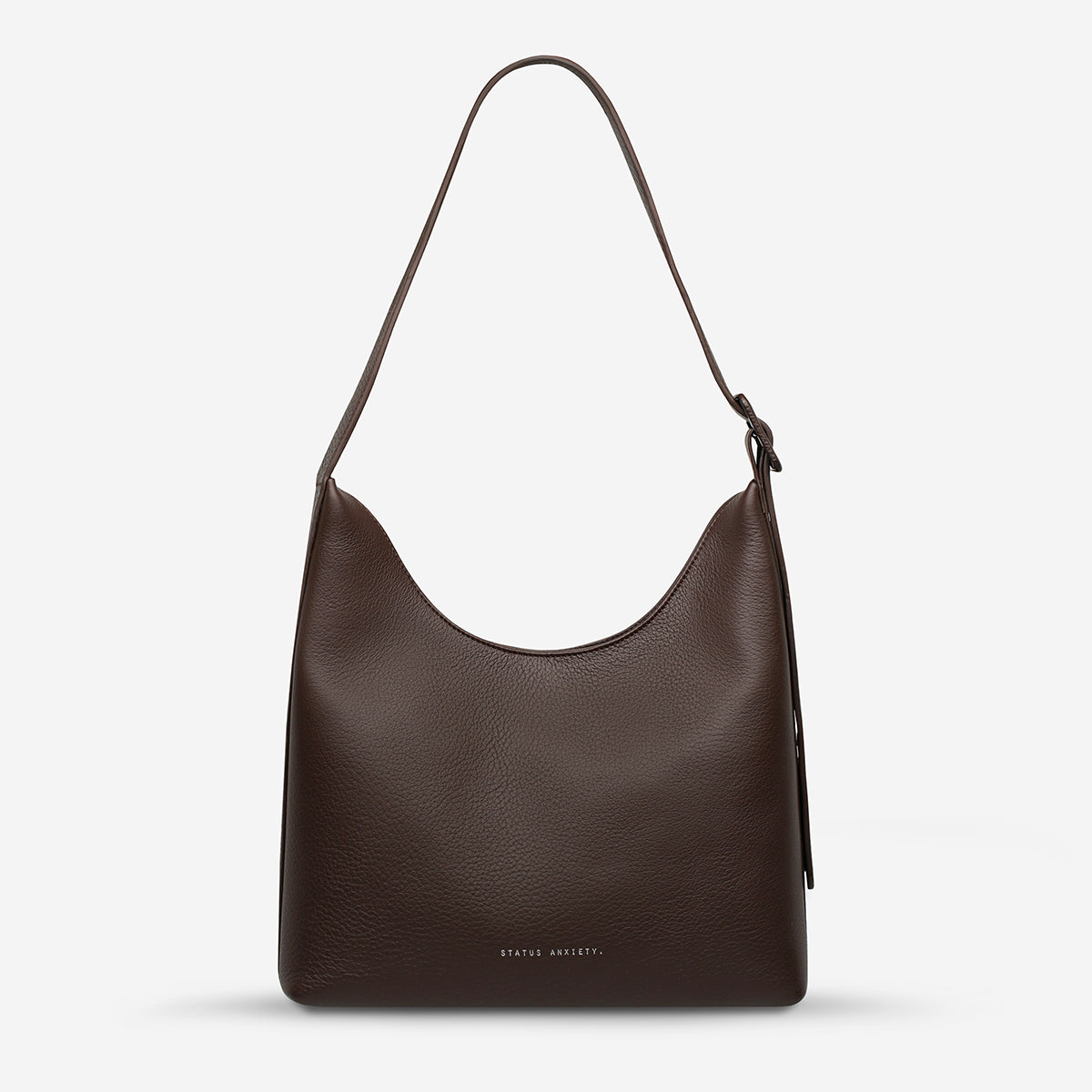 Status Anxiety Take You Higher Women's Leather Tote Bag Cocoa