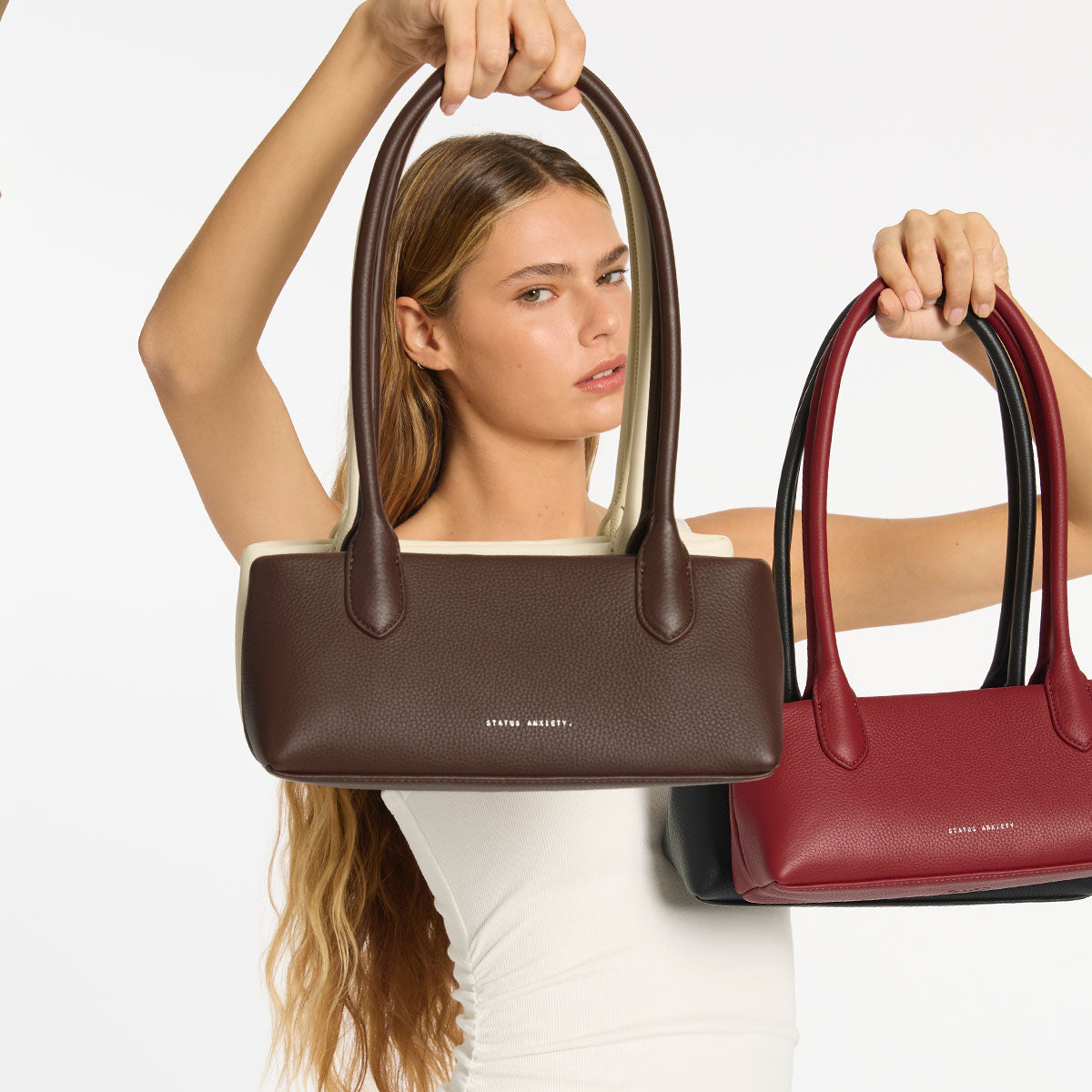 Status Anxiety The Lost Leather Bag Rouge