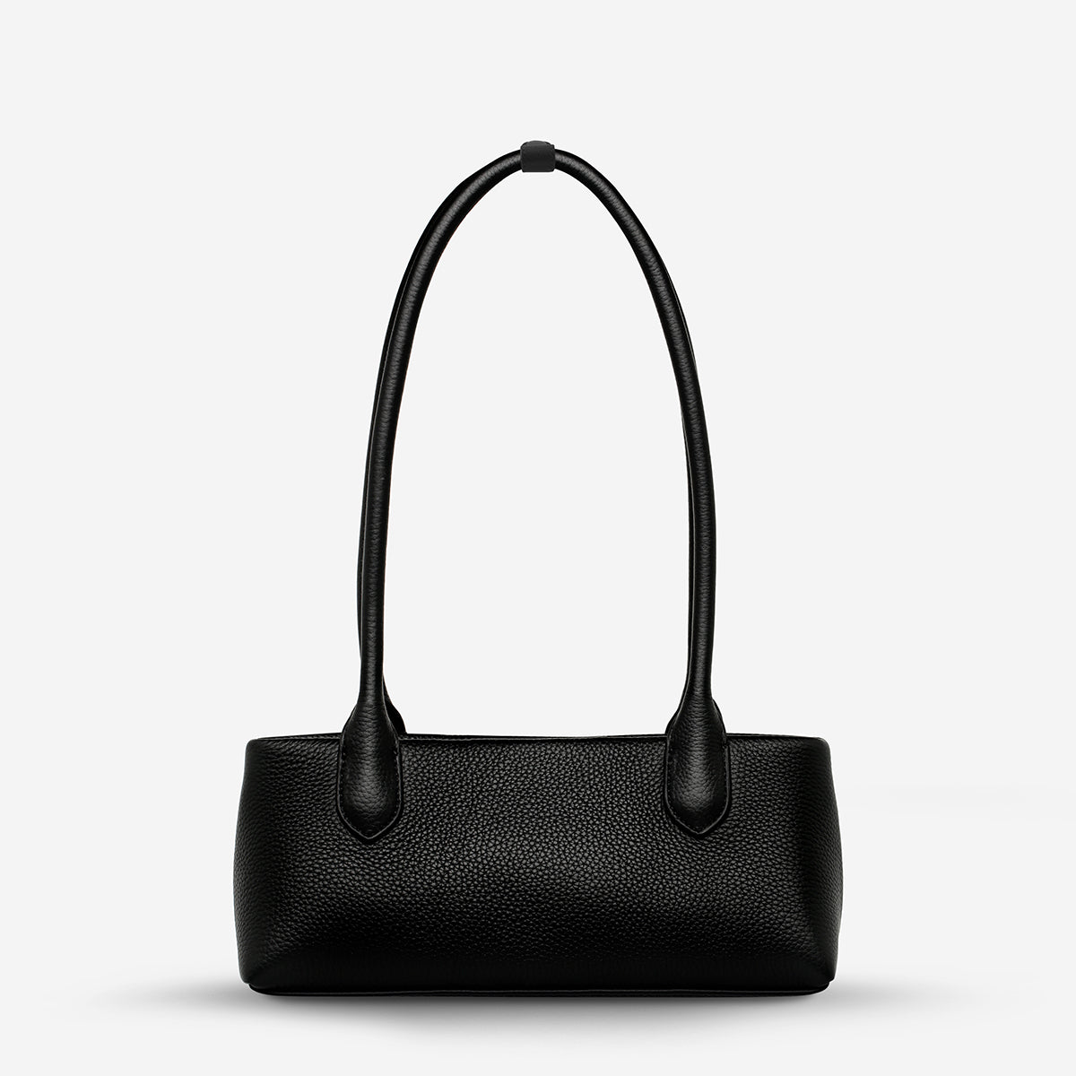 Status Anxiety The Lost Leather Bag Black