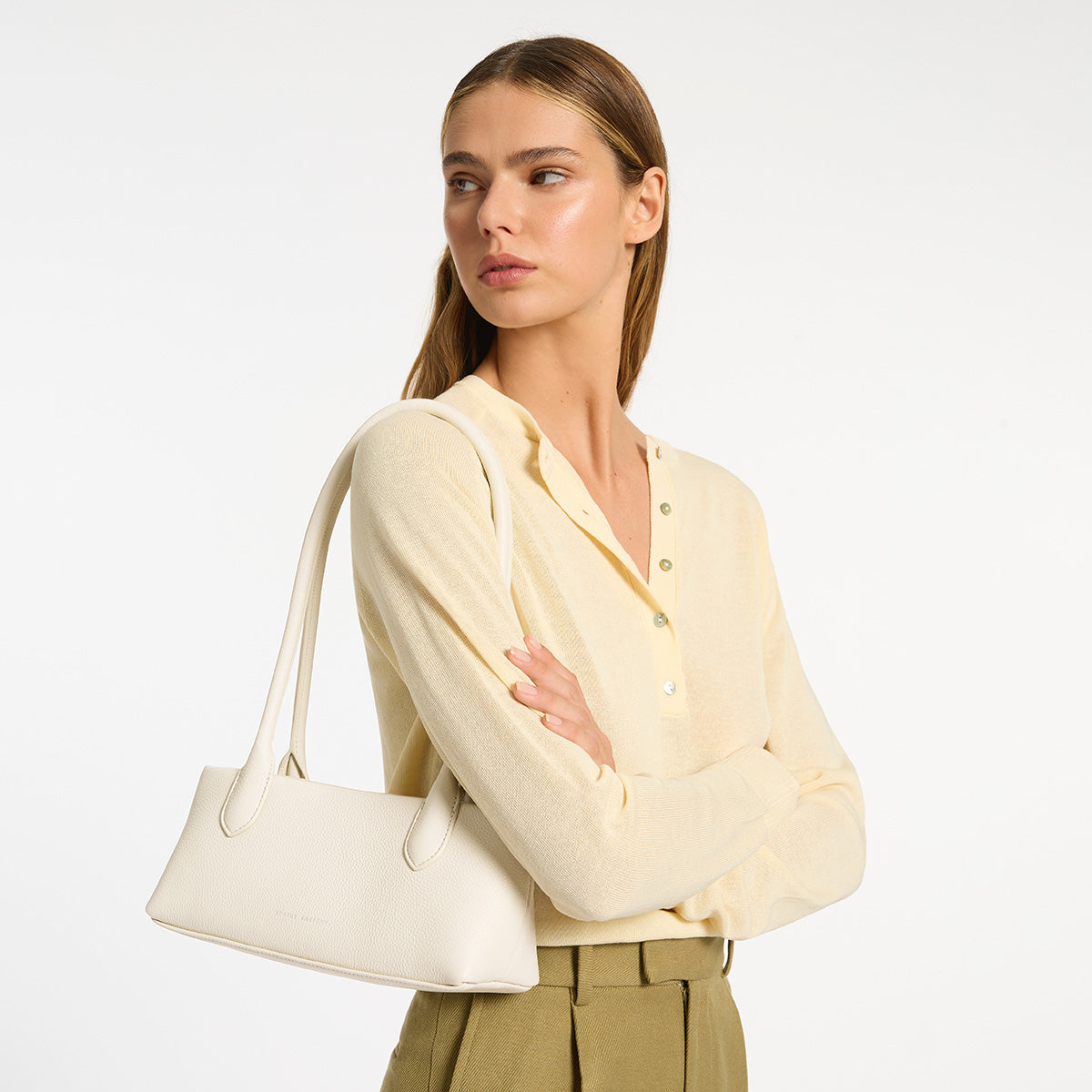 Status Anxiety The Lost Leather Bag Chalk