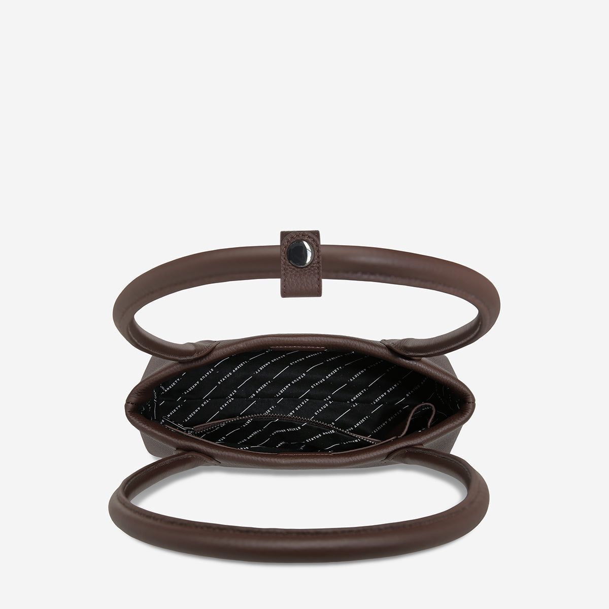 Status Anxiety The Lost Leather Bag Cocoa