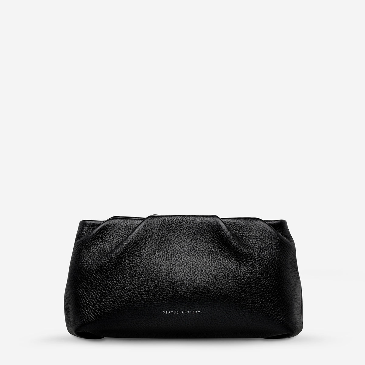 Status Anxiety The Moment Women's Leather Clutch Black
