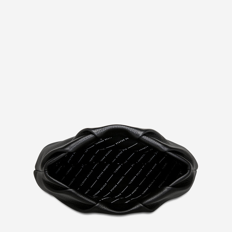 Status Anxiety The Moment Women's Leather Clutch Black