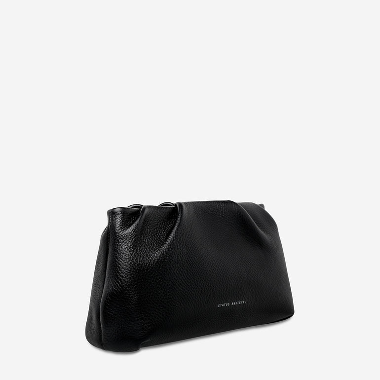 Status Anxiety The Moment Women's Leather Clutch Black