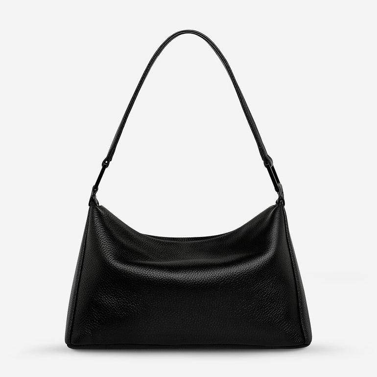 Status Anxiety Think Twice Women's Leather Bag Black