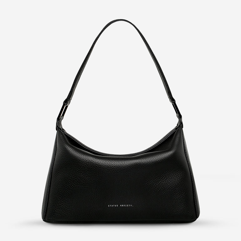 Status Anxiety Think Twice Women's Leather Bag Black