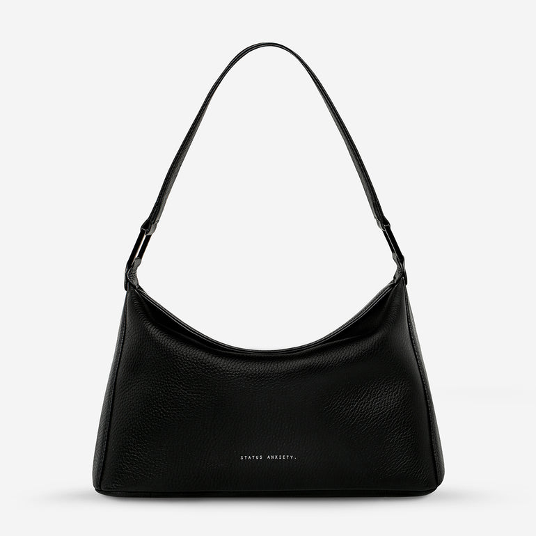 Status Anxiety Think Twice Women's Leather Bag Black
