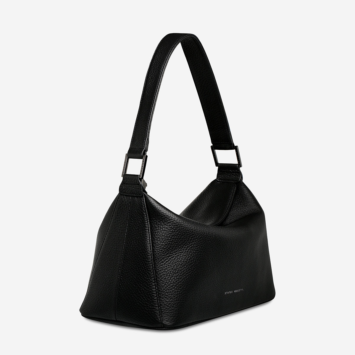 Status Anxiety Think Twice Women's Leather Bag Black