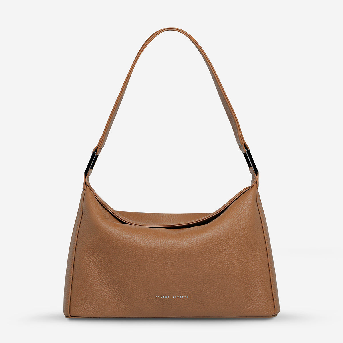Status Anxiety Think Twice Women's Leather Bag Camel