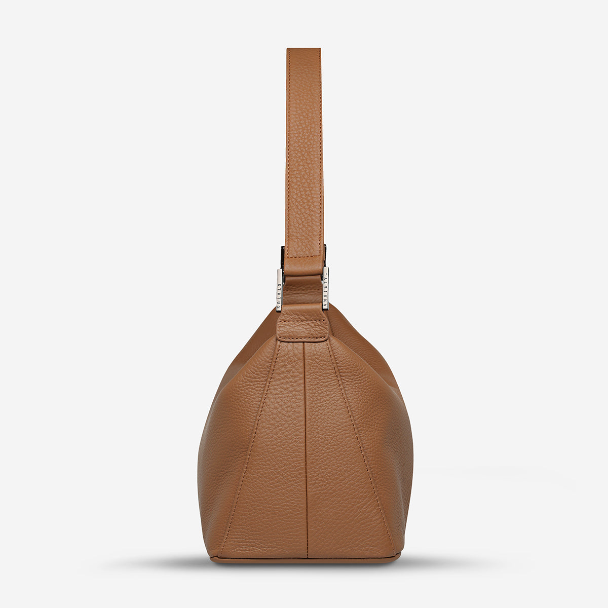 Status Anxiety Think Twice Women's Leather Bag Camel