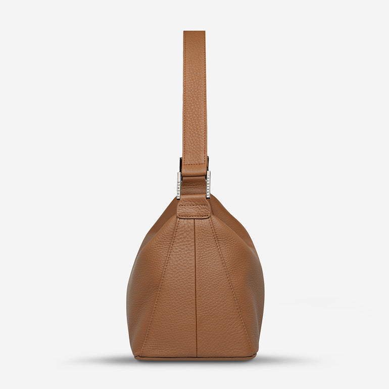 Status Anxiety Think Twice Women's Leather Bag Camel