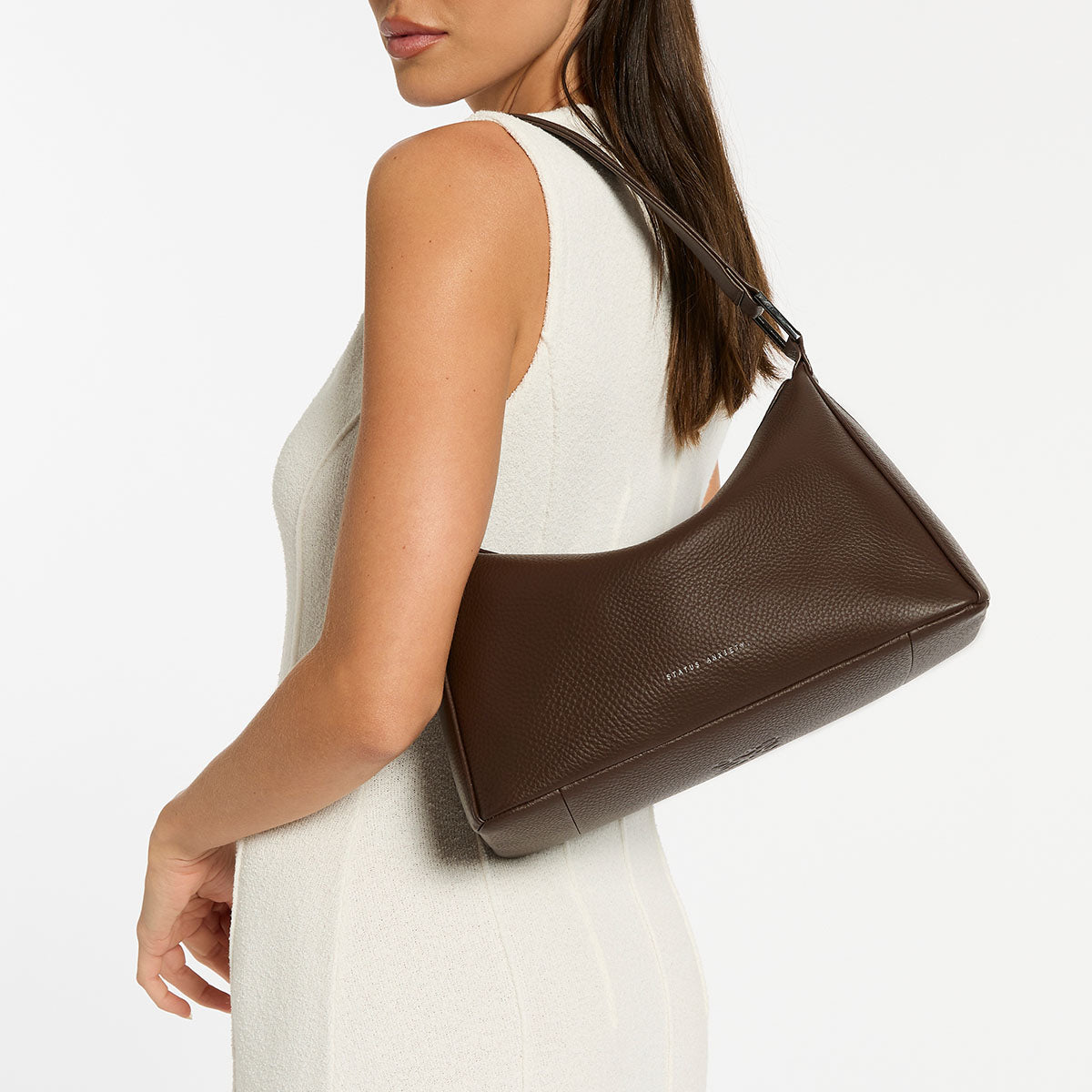 Status Anxiety Think Twice Women's Leather Bag Cocoa