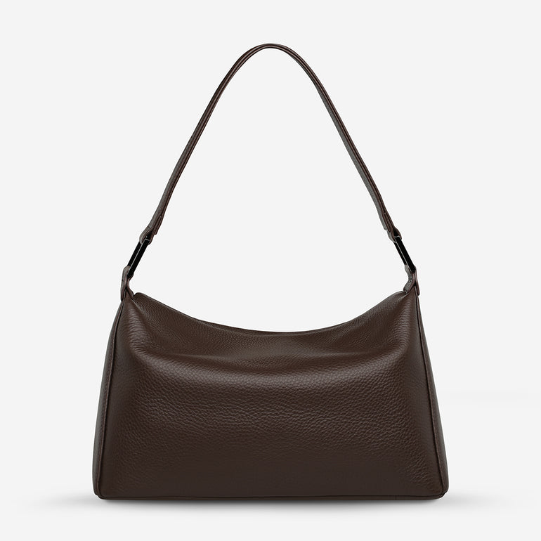 Status Anxiety Think Twice Women's Leather Bag Cocoa