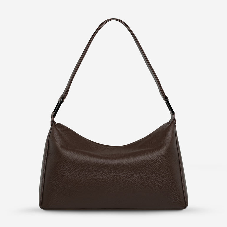 Status Anxiety Think Twice Women's Leather Bag Cocoa