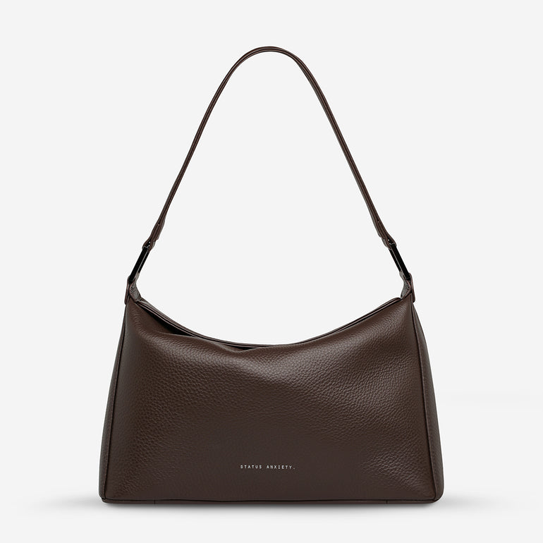 Status Anxiety Think Twice Women's Leather Bag Cocoa
