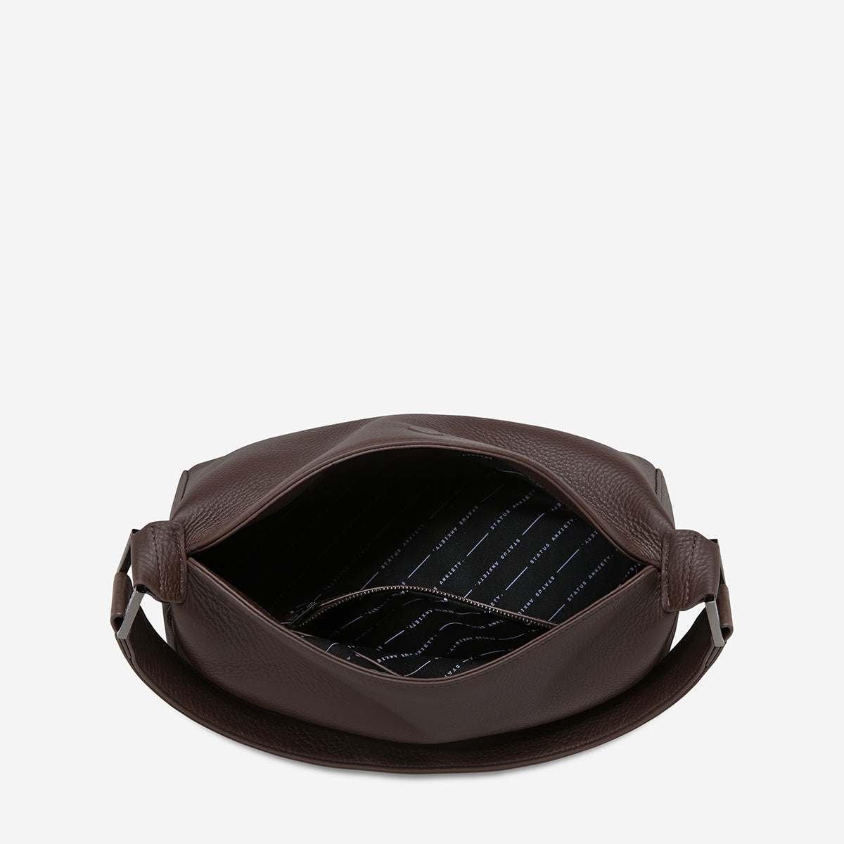 Status Anxiety Think Twice Women's Leather Bag Cocoa
