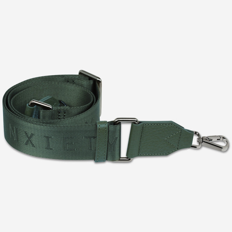 Status Anxiety Green Web Strap for Bags