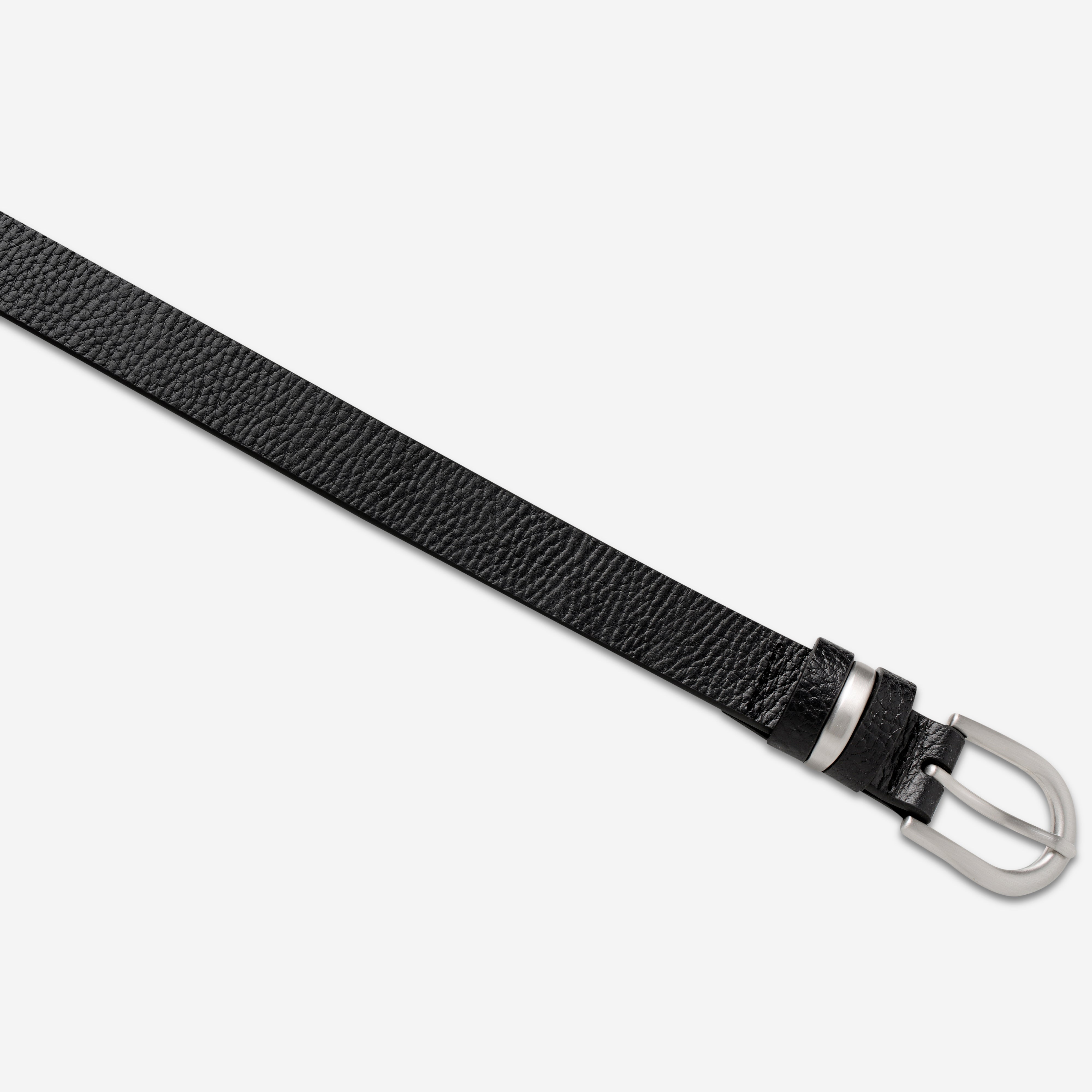 Status Anxiety Over and Over Women's Leather Belt Black / Silver