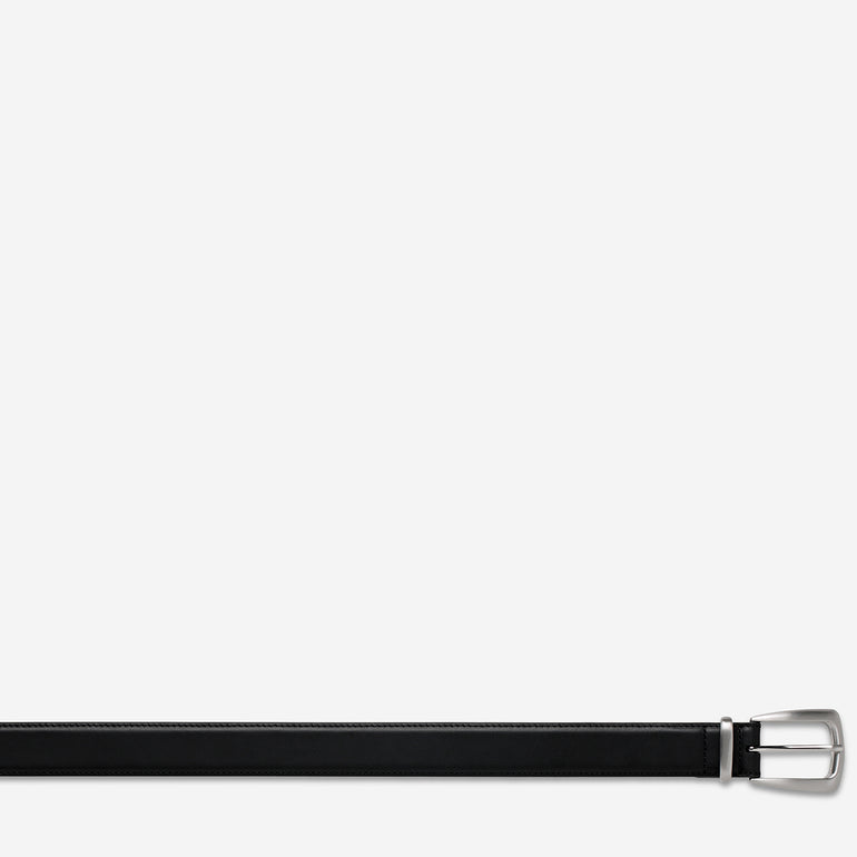 Status Anxiety Some time later Women's Leather Belt Black/Silver