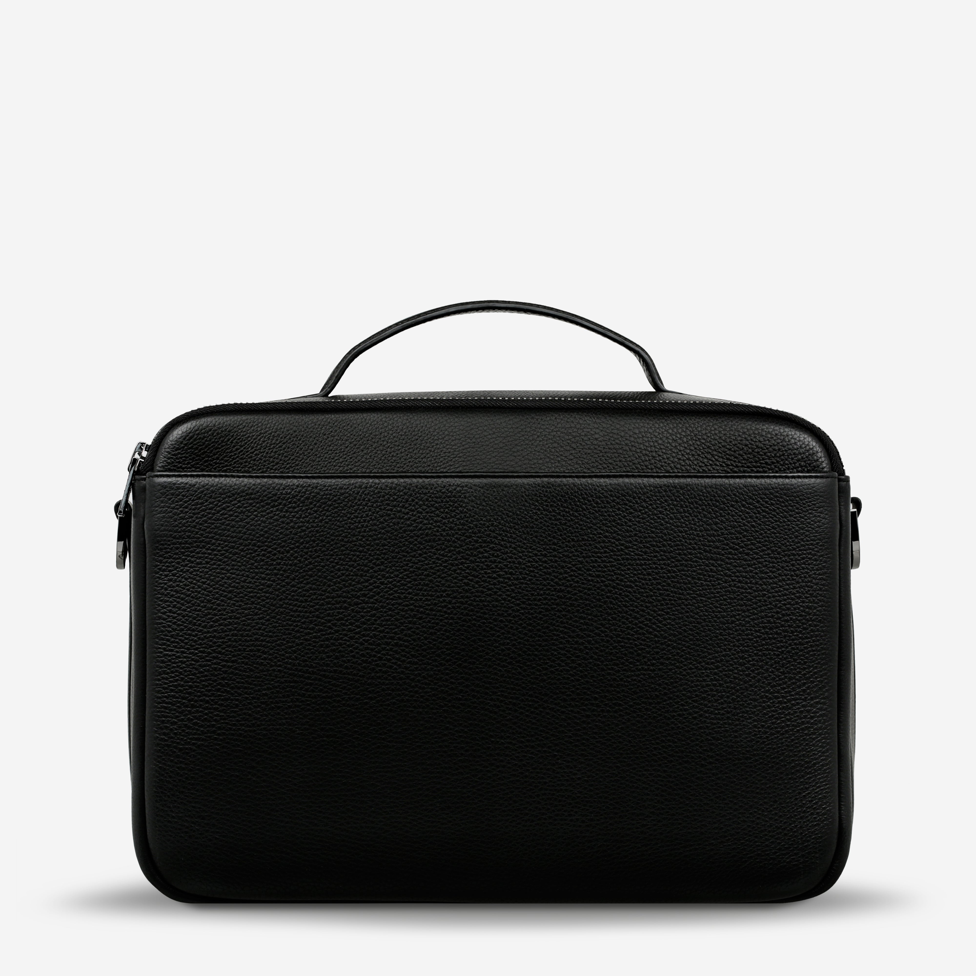 Status Anxiety Nostalgia Leather Camera Bag Black