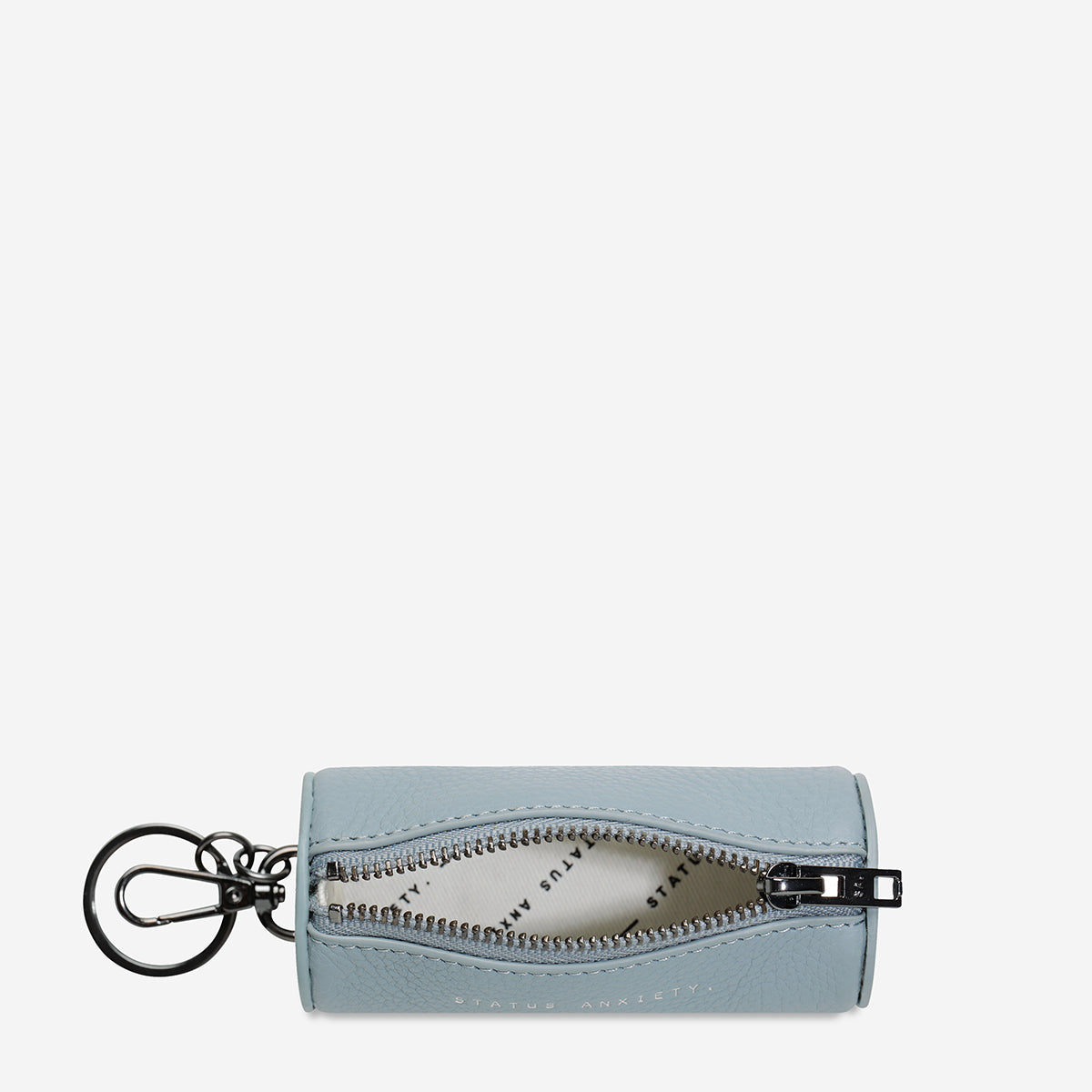 Status Anxiety Escape Women's Leather Pouch Powder Blue