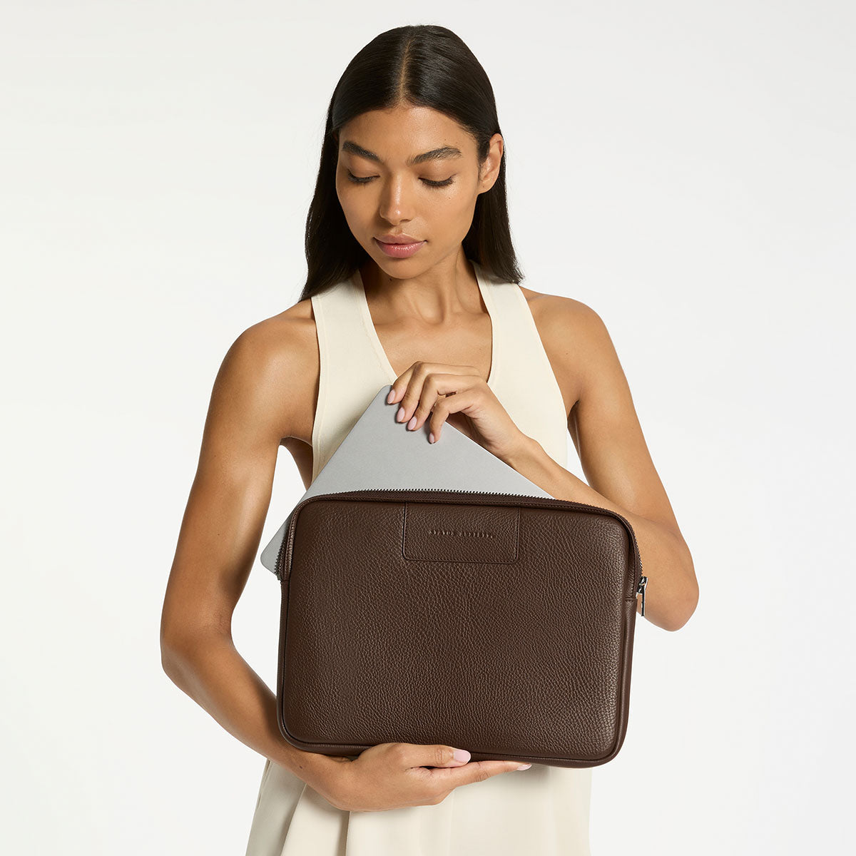 Before I Leave Laptop Case - Cocoa