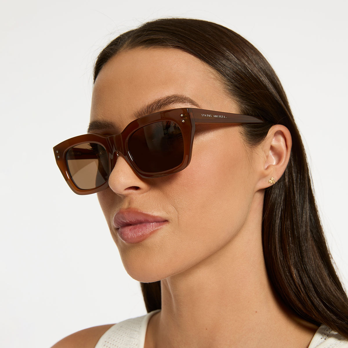Status Anxiety Antagonist Sunglasses Brown