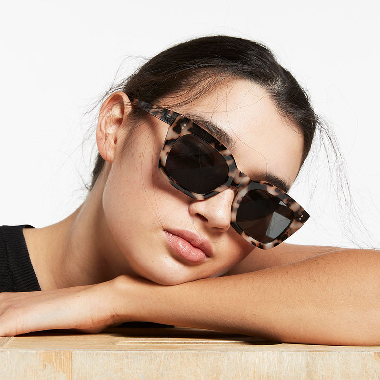 Status Anxiety Antagonist Sunglasses White Tort