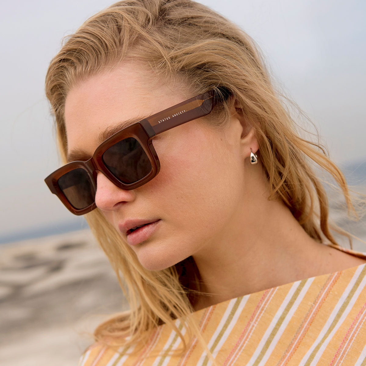 Status Anxiety Disorient Sunglasses Brown