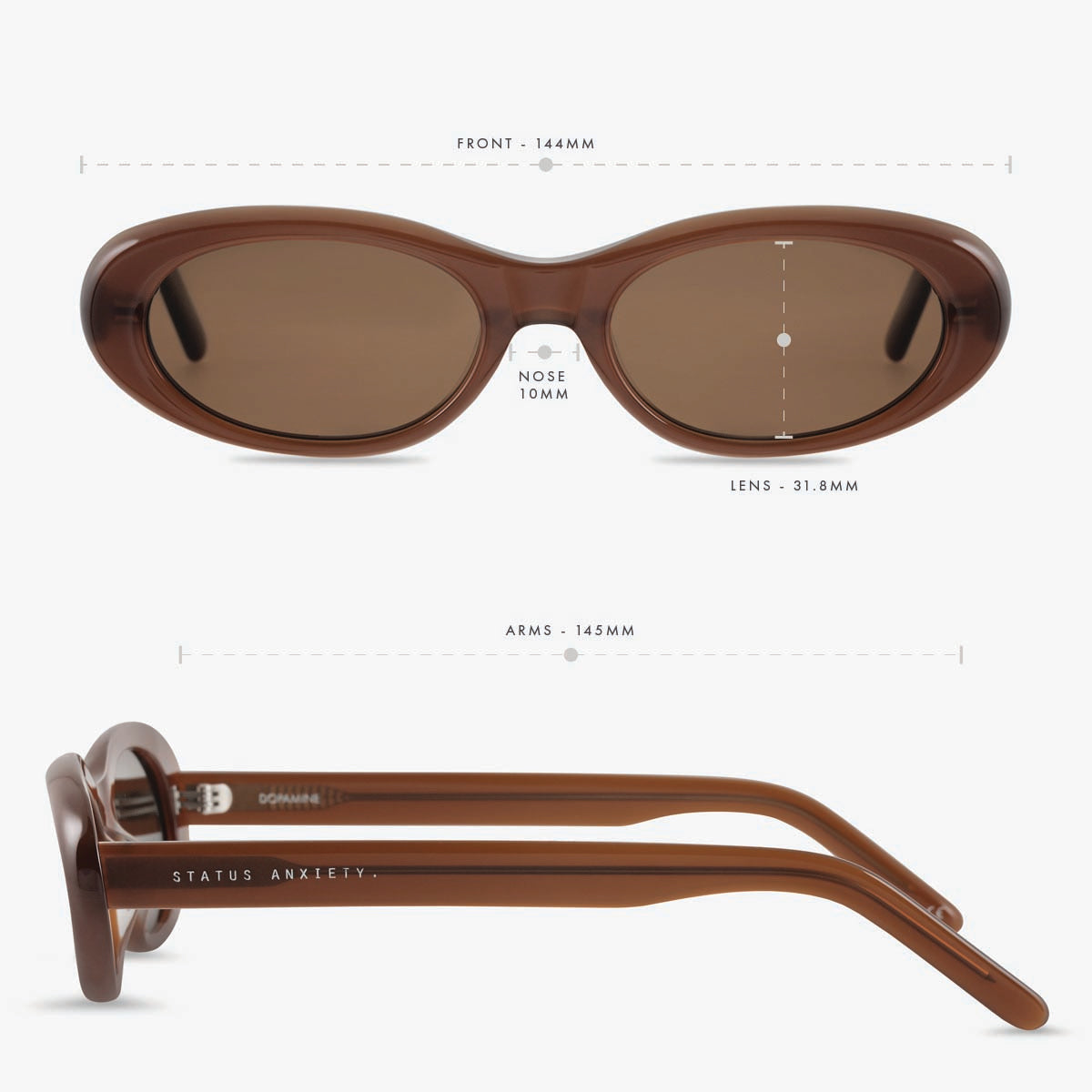 Dopamine Sunglasses - Brown