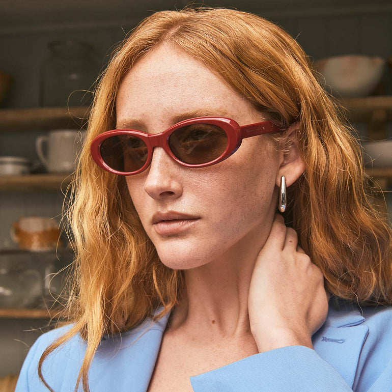 Status Anxiety Dopamine Sunglasses Cherry