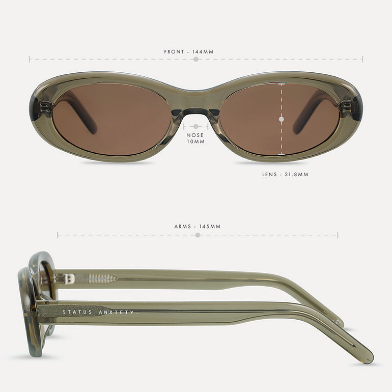 Status Anxiety Dopamine Sunglasses Moss