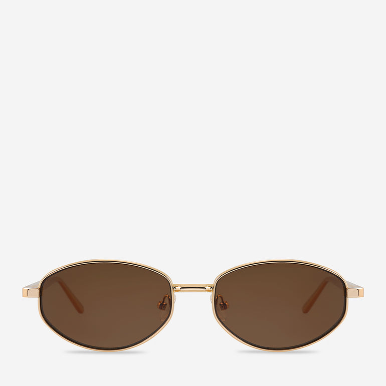 Status Anxiety Enigma Sunglasses Gold