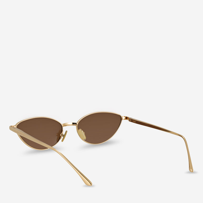 Status Anxiety Halo Sunglasses Gold