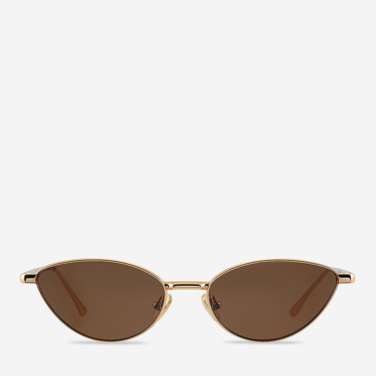 Status Anxiety Halo Sunglasses Gold