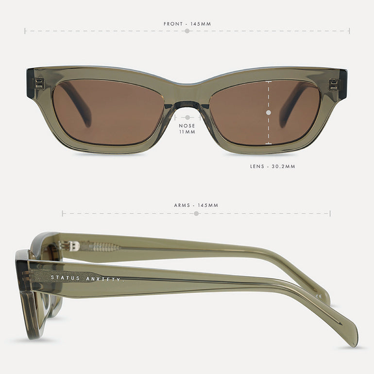 Status Anxiety Levity Sunglasses Moss