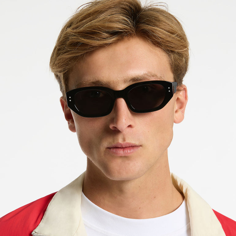 Status Anxiety Luna Black Sunglasses For Men