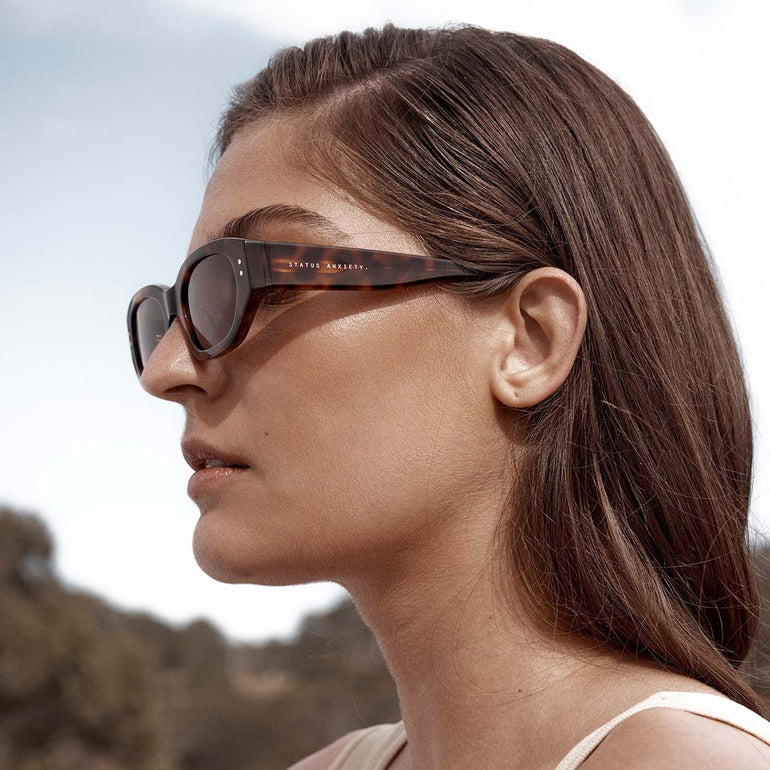 Status Anxiety Luna Sunglasses Brown Tort