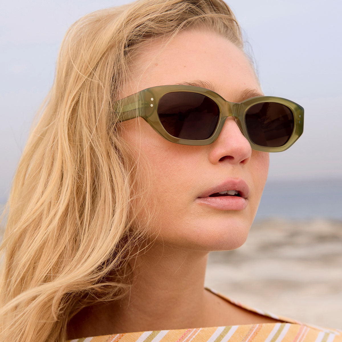 Status Anxiety Luna Sunglasses Pear