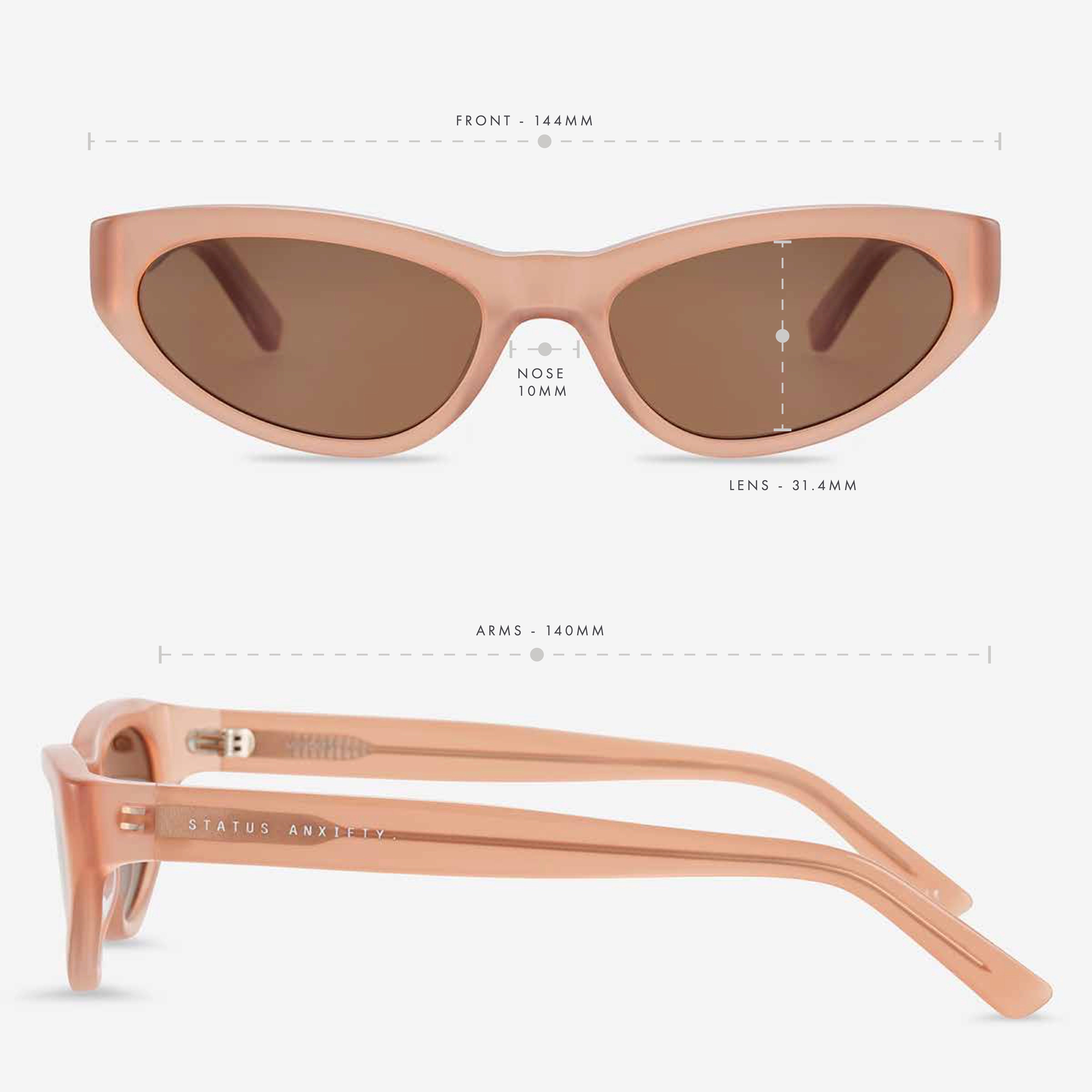 Status Anxiety Mindless Sunglasses Rose