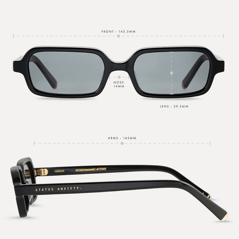 Status Anxiety Nebula Sunglasses Black
