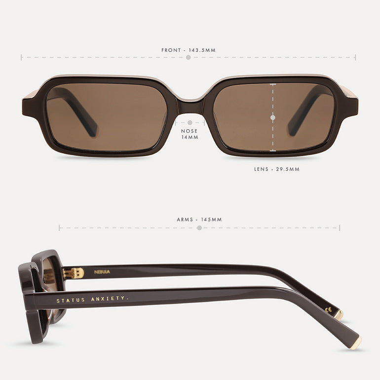 Status Anxiety Nebula Sunglasses Espresso