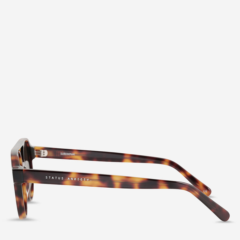 Status Anxiety Subliminal Sunglasses Brown Tort