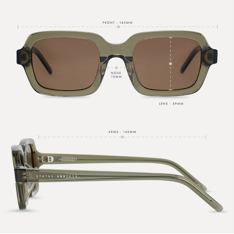 Status Anxiety Vacation Sunglasses Moss