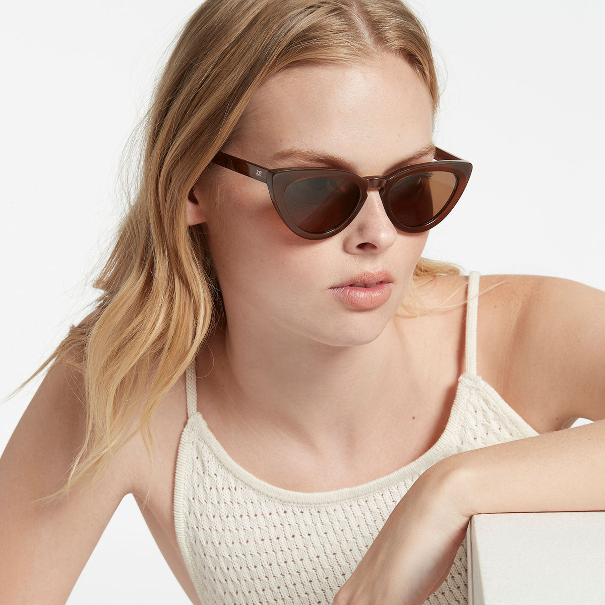 Status Anxiety Villain Sunglasses Brown