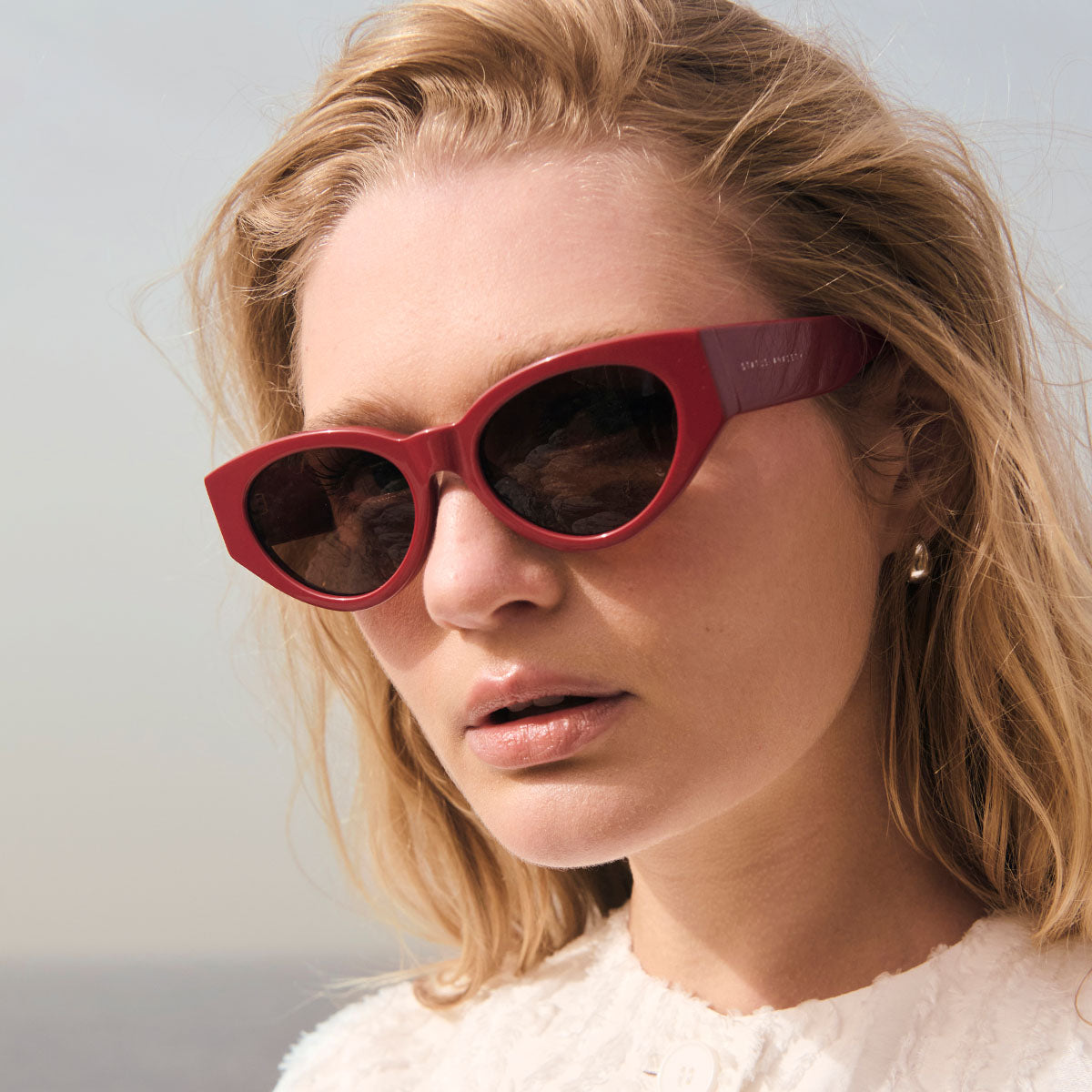 Status Anxiety Visceral Sunglasses Cherry