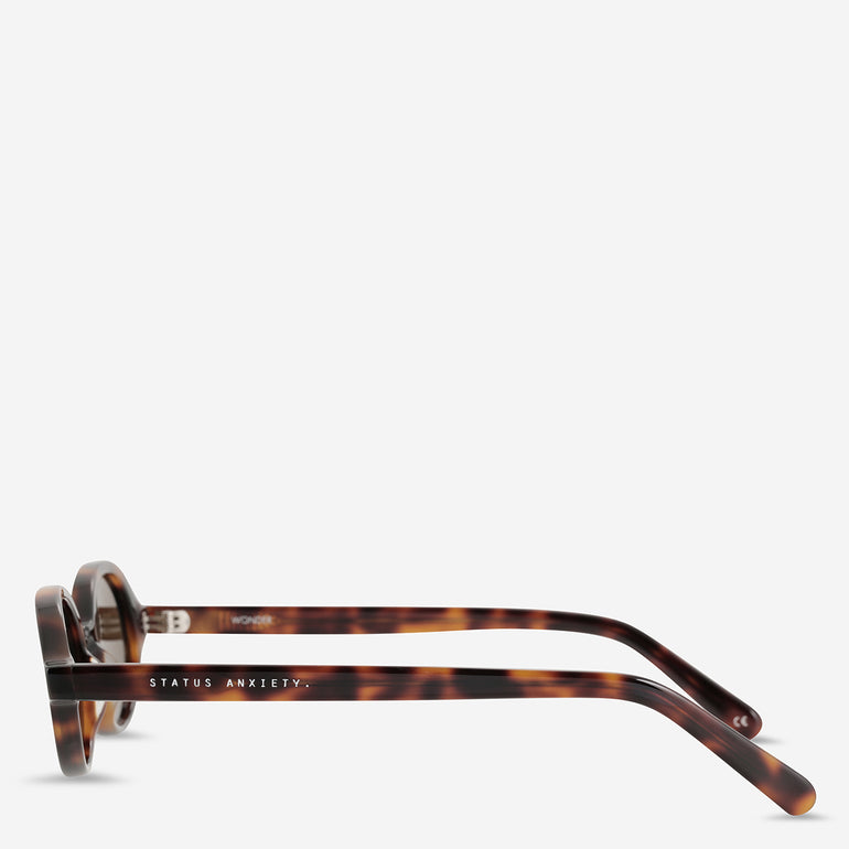 Status Anxiety Wonder Sunglasses Brown Tort